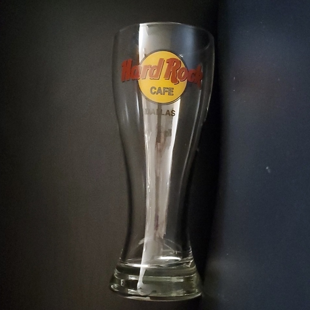 Hard‎ Rock Cafe DALLAS Logo Pint Glass